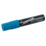 CONTACTO Kreidemarker, breit blau