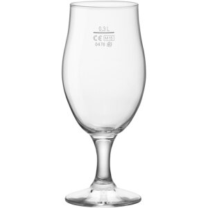 Bormioli Rocco Biertulpe mit Eichstrich bei 0,3 Liter