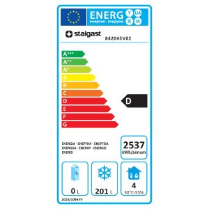 STALGAST 2-türiger Tiefkühl-Arbeitstisch GN1/1...