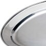 STALGAST Servierplatte oval, Edelstahl, 30,2 x 20,2 cm (BxT)