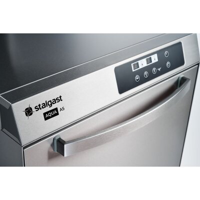 STALGAST Geschirrspülmaschine Aqua A5 inkl. Klarspülmitteldosier-,Reinigerdosier-, Klarspül- und Ablaufpumpe, 400V, 6,5 kW