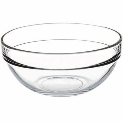 Pasabahce Glasschüssel, Ø 140 mm, 0,55 Liter