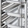 STALGAST Tablettwagen aus Edelstahl, passend für 14 x GN 1/1, 380 x 550 x 1735 mm (BxTxH)