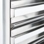 STALGAST Tablettwagen aus Edelstahl, passend für 14 x GN 1/2, 590 x 670 x 1735 mm (BxTxH)