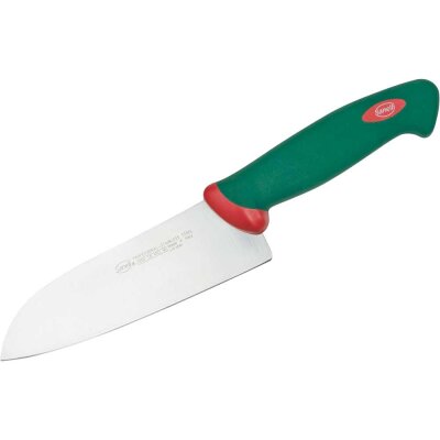 SANELLI Santoku-Messer, ergonomischer Griff, Klingenlänge 16 cm