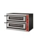 GGF Pizzaofen mit zwei Kammern f&uuml;r 12 Pizzen &agrave; 300 mm, 12,8 kW, 1150 x 735 x 750 mm (BxTxH)
