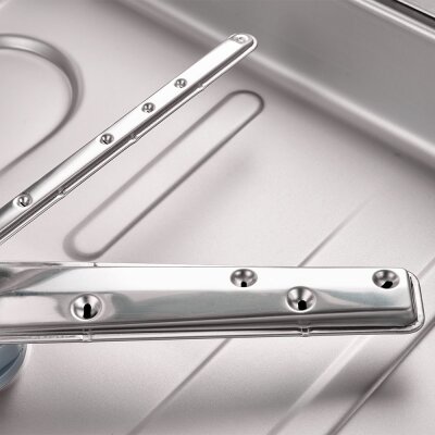 STALGAST Haubenspülmaschine Aqua H5 inkl. Klarspülmittel-, Reinigerdosier-, Klarspül- und Ablaufpumpe, 400V, 10 kW