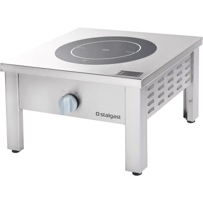 STALGAST Induktions-Hockerkocher einer Kochplatte, 8 kW