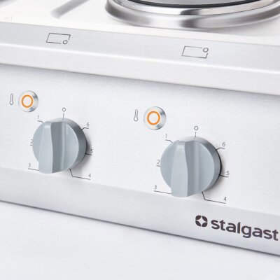 STALGAST Elektro-Kochfeld als Tischgerät mit 4 Herdplatten, Serie 700 ND