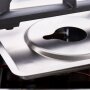 STALGAST Gasherd mit 6 Brennern (3,5+3x5+2x7), Gas-Backofen GN2/1 und Unterschrank, Serie 700 ND
