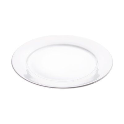 STALGAST Flacher Teller, reinweißes Hotelporzellan, Serie Isabell, Ø 260 mm