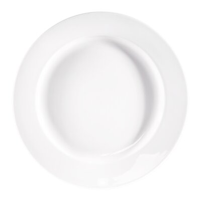 STALGAST Flacher Teller, reinweißes Hotelporzellan, Serie Isabell, Ø 280 mm