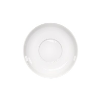 STALGAST Suppen-Untertasse, klein, reinweißes Hotelporzellan, Serie Isabell, Ø 140 mm