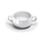 STALGAST Suppen-Obertasse, groß, reinweißes Hotelporzellan, Serie Isabell, 380 ml