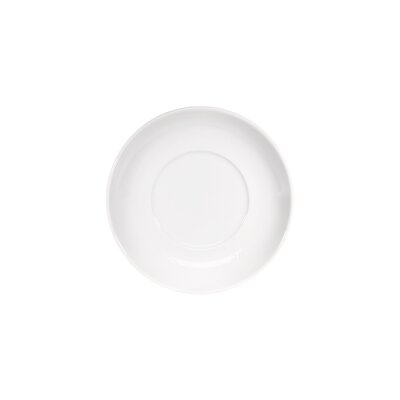STALGAST Untertasse für Kaffeetassen, reinweißes Hotelporzellan, Serie Isabell, Ø 155 mm