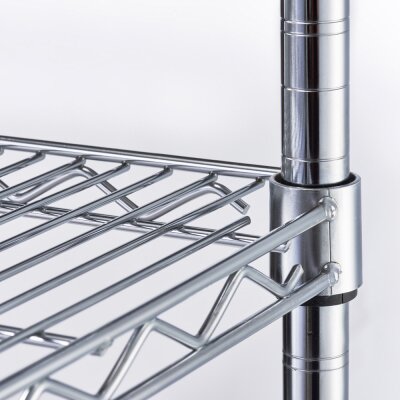 STALGAST Lagerregal mit  Drahtböden 1200x450x1800 mm (BxTxH)