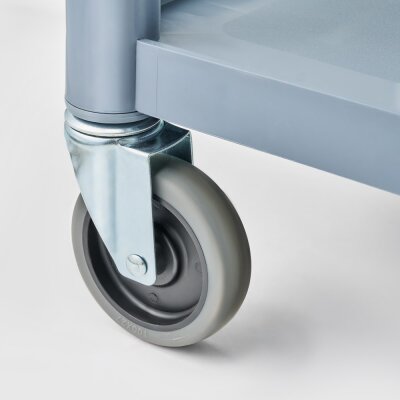 STALGAST Servierwagen aus Kunststoff, mit drei Borden, 860 x 425 x 910 mm (BxTxH)