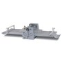 Band-Teigausrollmaschine f&uuml;r Tischaufstellung mit hochklappbaren Arbeitstischen. Arbeitsbreite 500 mm. Bandl&auml;nge 1000 mm. Abnehmbare Schaber. 1 Geschwindigkeit.