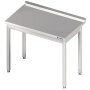 STALGAST Arbeitstisch ohne Grundboden, 500x700x850 mm, ohne Verstrebung, mit Aufkantung, verschweißt