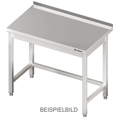 STALGAST Arbeitstisch ohne Grundboden, 900x700x850 mm, mit Verstrebung, ohne Aufkantung, verschweißt