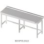 STALGAST Arbeitstisch ohne Grundboden, 2400x700x850 mm, mit Verstrebung, ohne Aufkantung, verschwei&szlig;t