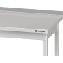 STALGAST Arbeitstisch ohne Grundboden, 1100x600x850 mm, mit Verstrebung, mit Aufkantung, verschweißt