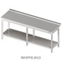STALGAST Arbeitstisch mit Grundboden, 2600x600x850 mm, ohne Aufkantung, verschwei&szlig;t