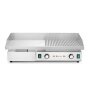 HENDI Grill, halb glatt, halb gerippt, Budget Line, 400V/4400W, 720x460x(H)241mm