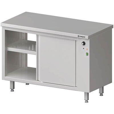 STALGAST Durchreiche-Wärmeschrank mit Schiebetüren 1500x600x850 mm