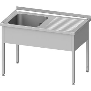 STALGAST Spültisch ohne Grundboden 1200x700x850 mm,...