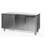 GASTRO Arbeitsschrank 1200x700x850 Edelstahltisch Edelstahlschrank Arbeitstisch