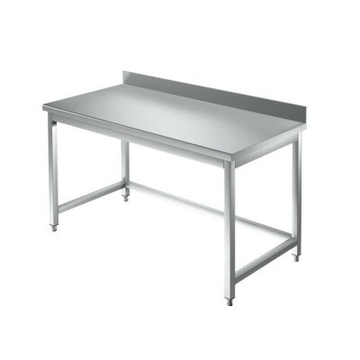 GASTRO Edelstahl Arbeitstisch 100x60x85 cm  Edelstahltisch 1000x600x850 mm
