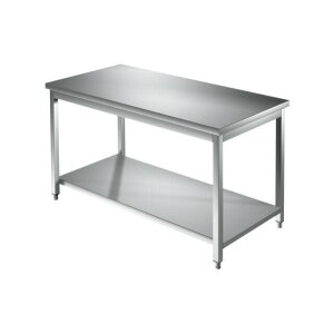 GASTRO Edelstahl Arbeitstisch 100x60x85 cm...