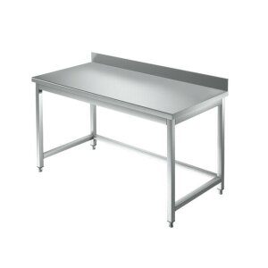 GASTRO Edelstahl Arbeitstisch 140x60x85 cm...