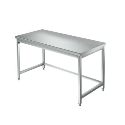 GASTRO Edelstahl Arbeitstisch 140x70x85 cm Edelstahltisch 1400x700x850 mm