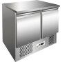 GASTRO Edelstahl Tiefkühltisch -12°/-18°C Pizzatisch Edelstahltisch 950x700x850