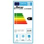 GASTRO EDELSTAHL UMLUFT - TIEFKÜHLSCHRANK 537 LITER  ECV600BT  GN2/1 GEWERBE