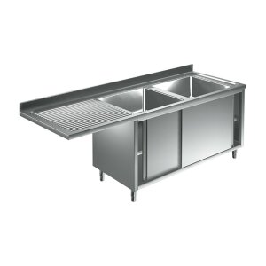 Sp&uuml;lcenter 1600 x 700 *rechts 2 Becken* f&uuml;r...