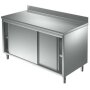 Arbeitsschrank 1600 x 600 Edelstahl Edelstahlschrank Gastro Schrank Arbeitstisch
