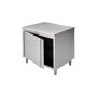 Arbeitsschrank 800 x 600 Edelstahl Edelstahlschrank Gastro Schrank Arbeitstisch