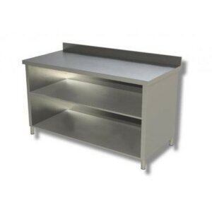 GASTRO Arbeitsschrank 1400x600x850 Edelstahl...