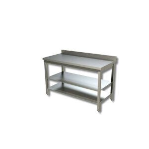 GASTRO Edelstahl Arbeitstisch 160x70x85 cm...