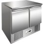 GASTRO Edelstahl Kühltisch S901 Saladette Pizzatisch 900x700x850