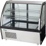 GASTRO K&uuml;hlvitrine * 120 Liter * 695x580x670 K&uuml;hl Tischvitrine K&uuml;hltheke Vitrine