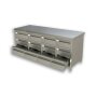 GASTRO Schubladenschrank 1800x600x850 Edelstahl Edelstahlschrank Edelstahltisch