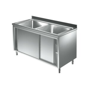 Sp&uuml;lschrank 1000 x 600 *mi 2 Becken* Sp&uuml;ltisch...