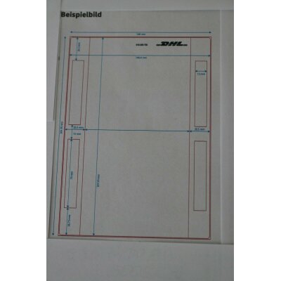 1-1000 DHL Versandetiketten A5 selbstklebend Paketschein DHL Labels 910-300-700