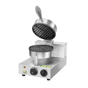 FIMAR Gastro Waffeleisen WM1 mit runder Waffel Platte