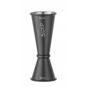 BarUp Barmaß 25/50 ml, Schwarz, ⌀44x(H)110mm