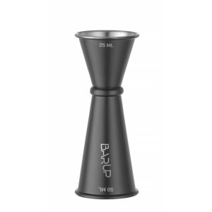 BarUp Barmaß 25/50 ml, Schwarz, ⌀44x(H)110mm